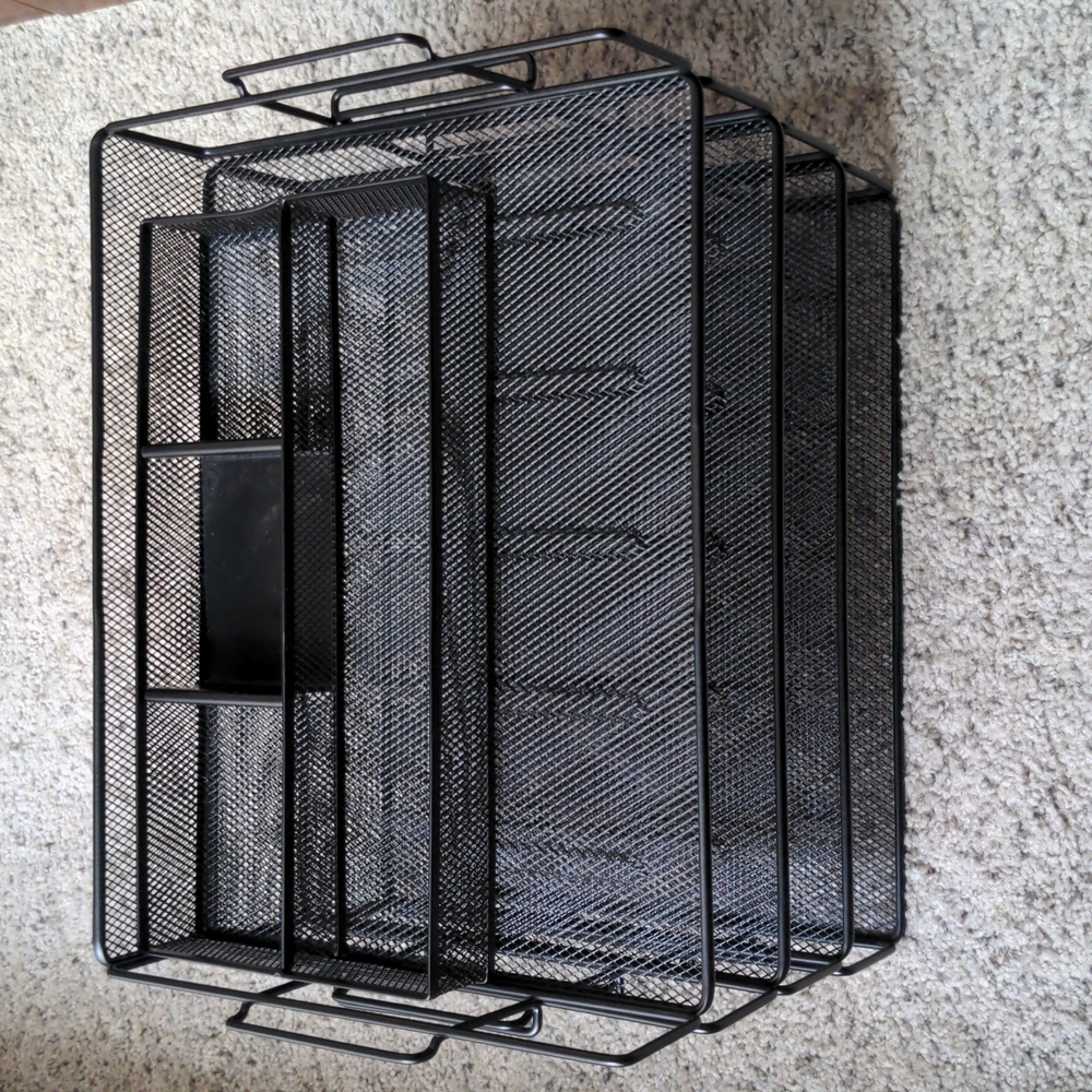 Blu Monaco Desk Organizers and Accessories Stackable Paper Tray